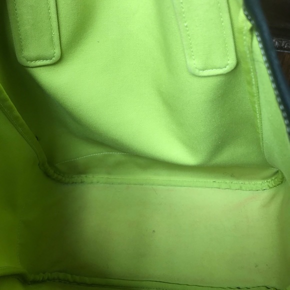 Small Canvas and Leather Coach Tote - Picture 11 of 15